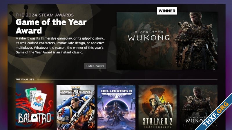 ผลโหวตจากมหาชน Black Myth Wukong ชนะเกมยอดเยี่ยม Steam Awards 2024-1.jpg