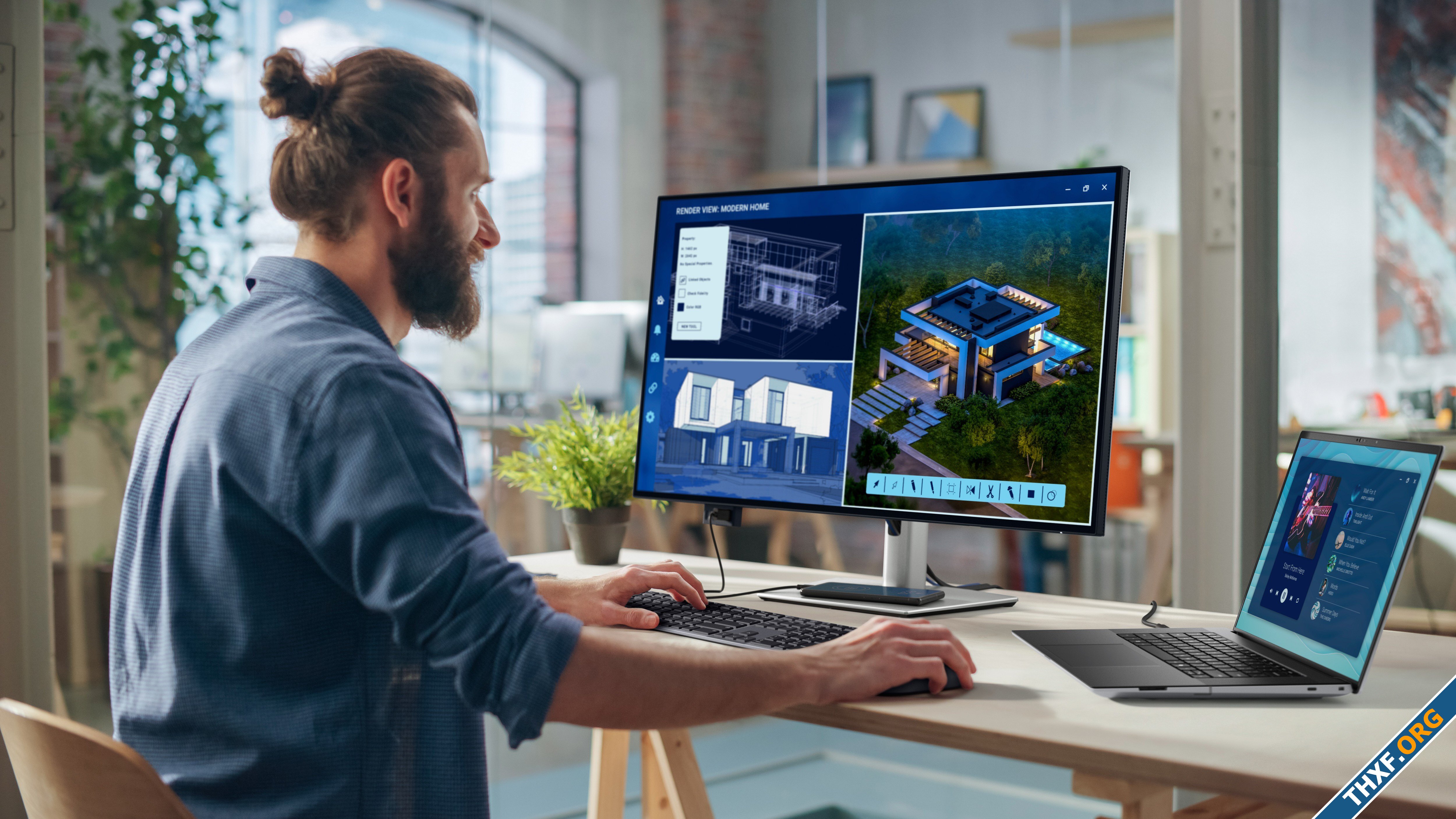 Dell ออกมอนิเตอร์ 4K QDOLED รุ่นใหม่ รองรับเสียง 3D Spatial พลัง AI-3.jpg