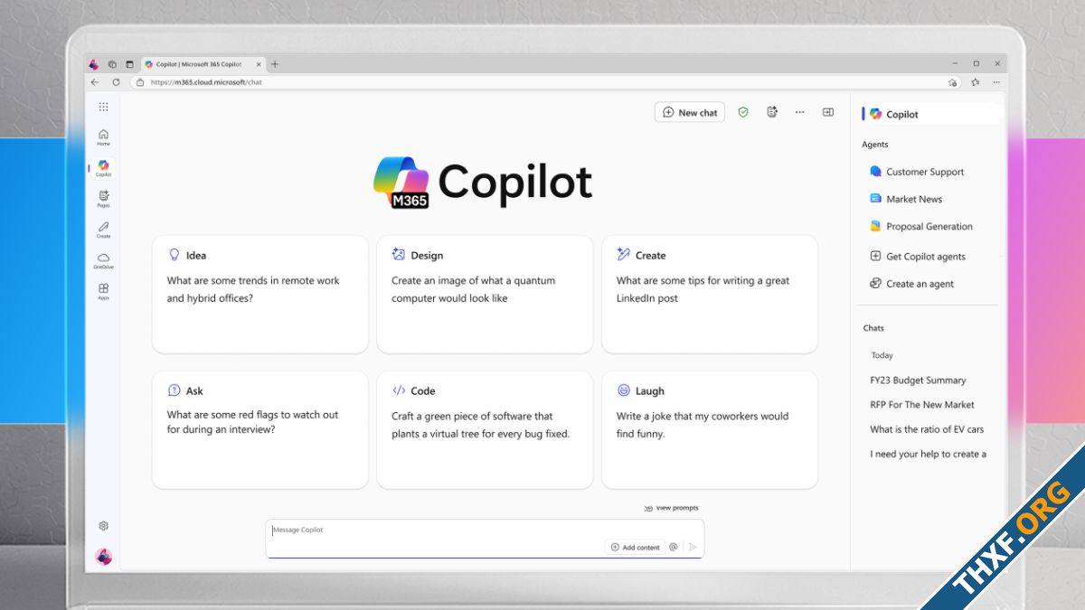 Microsoft เปิดตัว Microsoft 365 Copilot Chat แชทบอตแบบคิดเงินตามปริมาณใช้งาน สำหรับองค์กร-1.png