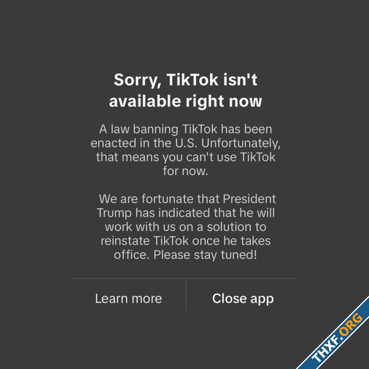 TikTok ปิดให้บริการในสหรัฐอเมริกาแล้ว ตามกฎหมายแบนแอปหากไม่ขายกิจการออกมา-2.jpg