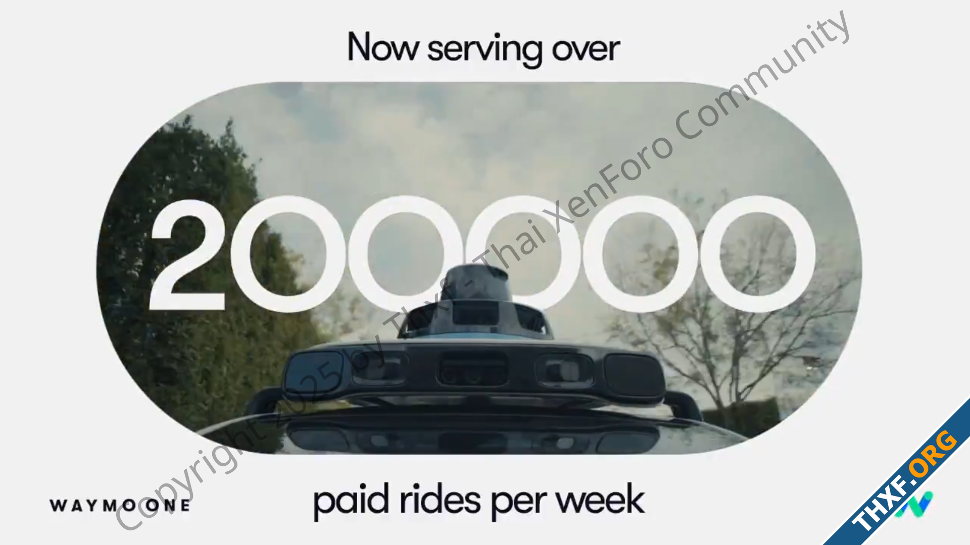 Waymo ให้บริการ Robotaxi มากกว่า 200000 เที่ยวต่อสัปดาห์แล้ว-1.png