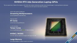 NVIDIA เปิดตัวจีพียู RTX Ada Generation สำหรับโน้ตบุ๊กเวิร์คสเตชัน