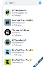 ทวิตเตอร์ The New York Times ถูกนำเครื่องหมายถูกออกแล้ว หลังท้าทาย ประกาศไม่จ่ายเงินซื้อ Blue