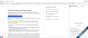 YouTube ออกเครื่องมือช่วยครีเอเตอร์กู้บัญชีที่ถูกแฮ็ก โดยไม่ต้องลำบากติดต่อซัพพอร์ต