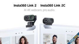 Insta360 เปิดตัวเว็บแคมสองรุ่น Link 2 และ Link 2C ภาพ 4K พร้อมฟีเจอร์ AI ครบครัน