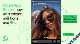 WhatsApp สามารถแท็กชื่อเพื่อนใน Status ได้แล้ว กดถูกใจ 💚 ได้ด้วย