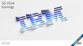 IBM ไตรมาส 3/2024 รายได้กลุ่มซอฟต์แวร์เติบโตสูง ธุรกิจ Generative AI แนวโน้มดีต่อเนื่อง