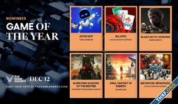 The Game Awards ประกาศรายชื่อผู้เข้าชิงเกมยอดเยี่ยมปี 2024 จำนวน 6 เกม