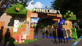 Minecraft เตรียมเปิดสวนสนุกที่จำลองฉากจากเกม 2 แห่ง ในอเมริกาและอังกฤษช่วงปี 2026-2027