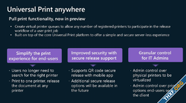 Microsoft Universal Print รองรับ Pull Print สั่งพิมพ์แล้วไปสแกน QR รับกระดาษหน้าเครื่อง