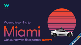 Waymo ประกาศให้บริการเพิ่มที่เมือง Miami ตั้งแต่ต้นปี 2025