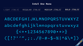 อินเทลแจกฟรีฟอนต์ Intel One Mono สำหรับนักพัฒนาที่มีปัญหาสายตา เน้นอ่านง่าย สบายตา