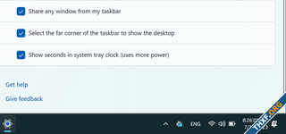 Windows 11 แสดงตัวเลขวินาทีในนาฬิกาที่ทาสก์บาร์ได้แล้ว แต่จะเปลืองพลังงานมากขึ้น