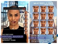 หน้าสดประชุมออนไลน์ก็สวยได้! Microsoft Teams x Maybelline เพิ่มฟิลเตอร์ “เครื่องสำอาง AI”