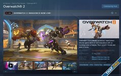 Overwatch 2 ลง Steam แล้ว โดน Review Bomb ถล่มยับ คะแนนเป็นบวกแค่ 9%