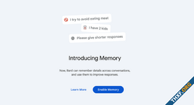 พบฟีเจอร์ใหม่ของ Bard ชื่อ Memory ให้จดจำข้อมูลของตัวเอง ไม่ต้องบอกใหม่ทุกครั้ง