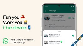 WhatsApp รองรับการล็อกอินหลายบัญชี สลับบัญชีไปมาได้