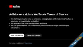 YouTube เริ่มแบนผู้ที่ใช้ Ad Blocker บล็อคโฆษณา มีผลกับผู้ใช้ทั่วโลก