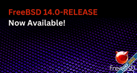 FreeBSD 14.0 ออกรุ่นจริงแล้ว