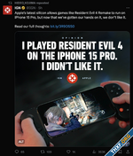 IGN พรีวิว RE4 บน iPhone 15 Pro บอกไม่ประทับใจ ได้ 30fps แบบไม่นิ่ง, Remote Play ยังดีกว่า