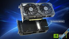 ASUS ออกการ์ด GeForce 4060 Ti รุ่นมีช่องเสียบ SSD ด้านหลัง ช่วยประหยัดสล็อต-ระบายความร้อน