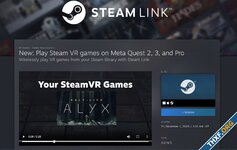 Valve ออกแอพ Steam Link สำหรับเล่นเกมพีซีบนแว่น Meta Quest