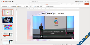 PowerPoint บนเว็บ รองรับการอัปโหลดวิดีโอพร้อมไฟล์แคปชั่นแล้ว