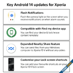 Sony เริ่มปล่อยอัพเดต Android 14 ให้ Xperia 1, 5, 10 IV แล้ว