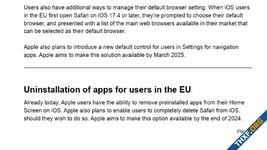 แอปเปิลเตรียมเปิดให้ผู้ใช้ในยุโรปลบ Safari ออกจาก iOS ได้ ตั้งเป้าช่วงปลายปี 2024