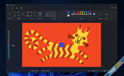 Microsoft Paint เพิ่มแถบเลื่อนเลือกขนาดของ Brush, Pencil และ Eraser