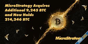 MicroStrategy ซื้อ Bitcoin เพิ่มอีก 9,245 BTC ตอนนี้มีรวมมากกว่า 1% ของ Bitcoin ทั้งหมดแล้ว